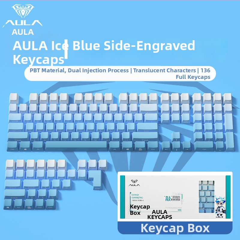 GLZ ABS plastmasa taustiņu pārsegi universālām tastatūrām – pilns komplekts