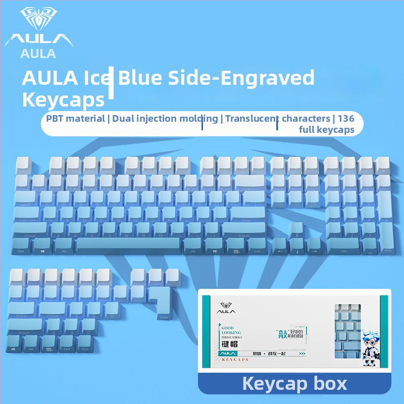 GLZ ABS plastmasa taustiņu pārsegi universālām tastatūrām – pilns komplekts