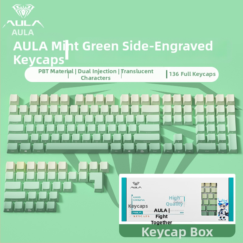 GLZ ABS plastmasa taustiņu pārsegi universālām tastatūrām – pilns komplekts