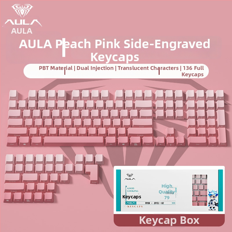 GLZ ABS plastmasa taustiņu pārsegi universālām tastatūrām – pilns komplekts