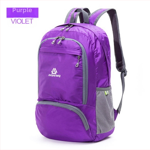 Pārgājienu mugursoma 25L, salokāma, ultra viegla, neilons, ūdensnecaurlaidīga, universāla