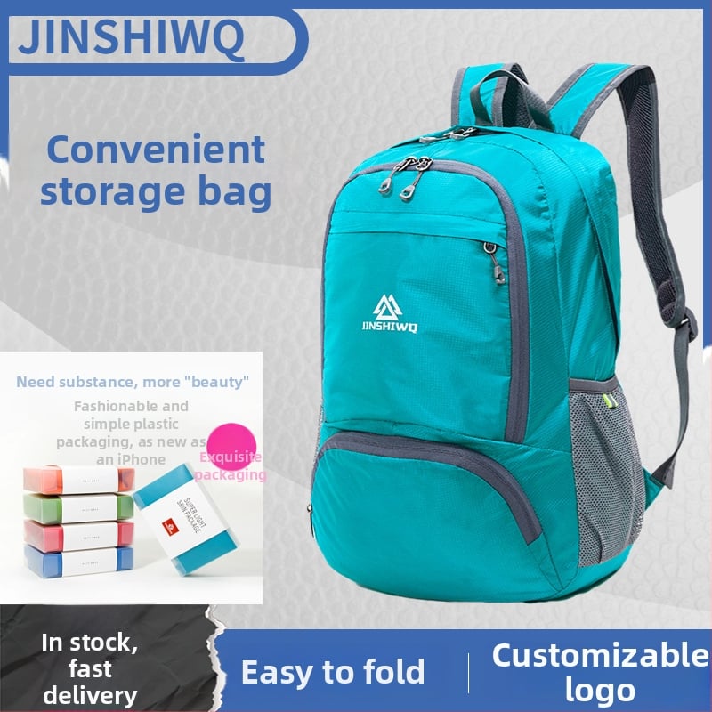 Rucsac de drumeție 25L, pliabil, ultraușor, nailon, impermeabil, unisex