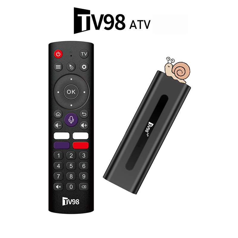 TV Box TV98 — Android 14, четириядрен процесор, 2GB RAM, 8GB вътрешна памет, 4K 3840x2160