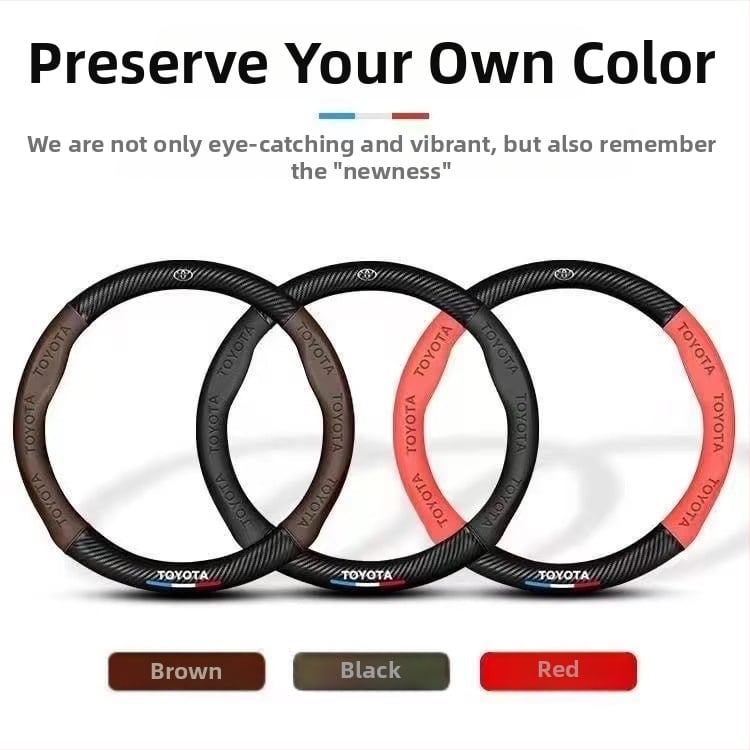 Dakden kormányvédő - műbőr, 3D dombornyomott logó, testreszabható különleges autókhoz, univerzális kompatibilitás, telepítés: speciális autó