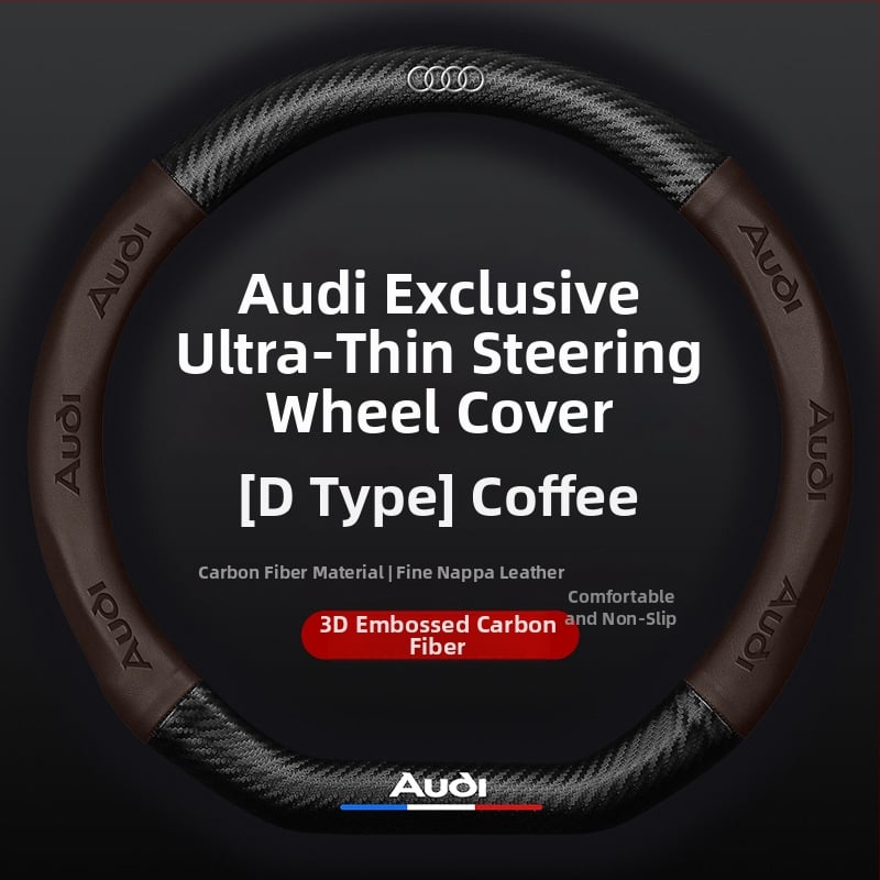 Dakden kormányvédő - műbőr, 3D dombornyomott logó, testreszabható különleges autókhoz, univerzális kompatibilitás, telepítés: speciális autó