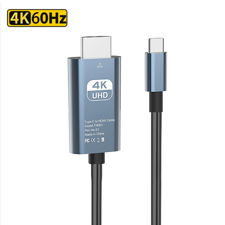 Adapter kabel Type-C na HDMI, podržava 4K8K, duljina 1,5 m, model Cx036-39, bakreno jezgro s cínovanjem
