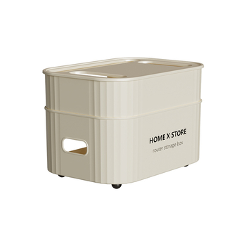 Kábel tároló doboz fedéllel, 35 L, PP+HIPS műanyag, egymásra tehető, nappali, hálószoba és dolgozószoba