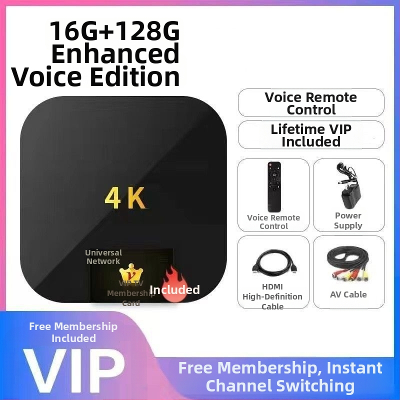 Televīzijas set-top box, 4K izšķirtspēja, bezvadu Wi‑Fi, Bluetooth, 8 GB atmiņa