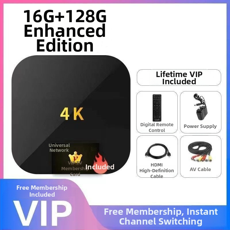 Televīzijas set-top box, 4K izšķirtspēja, bezvadu Wi‑Fi, Bluetooth, 8 GB atmiņa