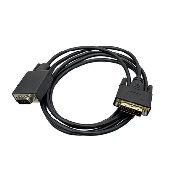 Cablu adaptor DVI către VGA, conectori macho la macho, pentru calculatoare și display-uri