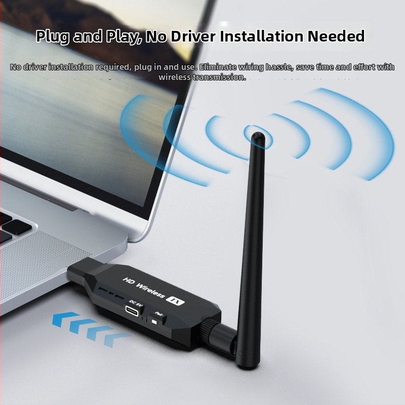 HDMI bezvadu paplašinātājs – raidītājs un uztvērējs iekšējai ekrāna attēlošanai, 1080p, One-to-Many bezvadu displejs