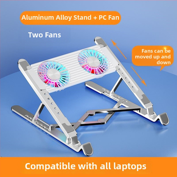 Chladiaca podstavec na notebook s ventilátorom, nastaviteľná výška, visiaci rám, tichý, prenosný