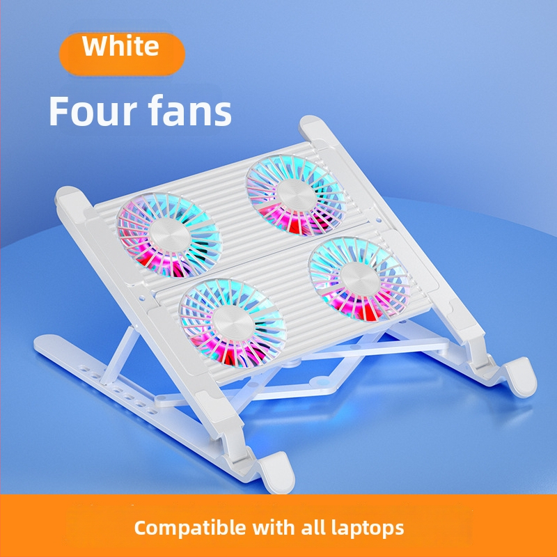 Chladiaca podstavec na notebook s ventilátorom, nastaviteľná výška, visiaci rám, tichý, prenosný