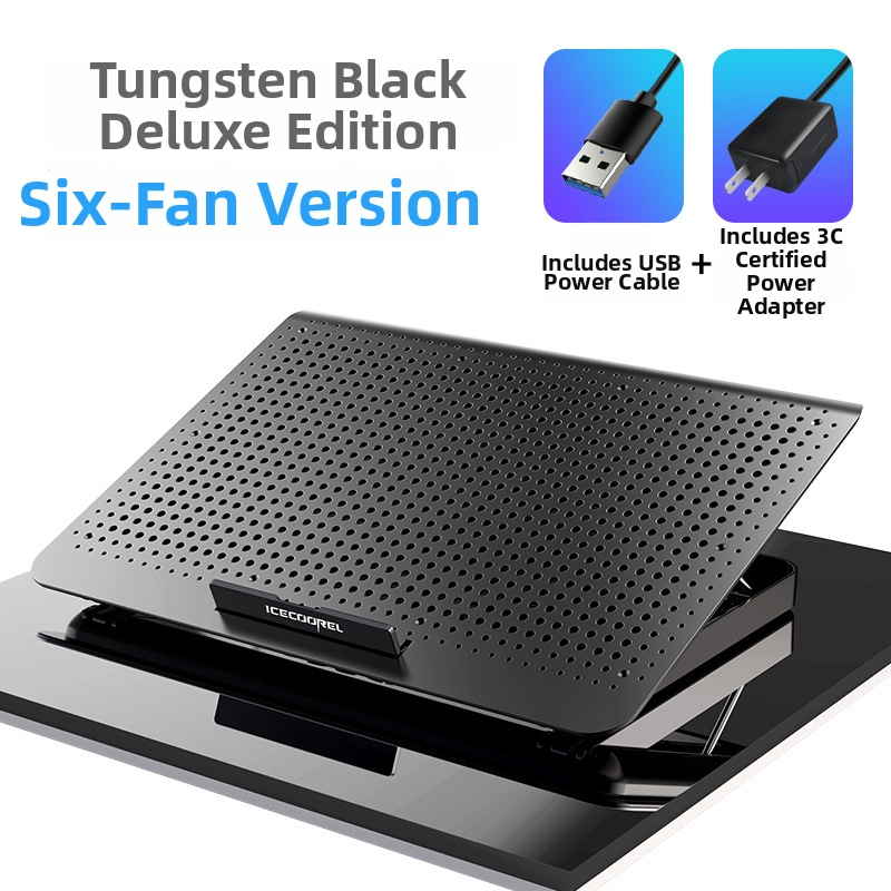 Chladič na notebooku A18s – hliníková zliatina, vzduchové chladenie, hmotnosť 1 kg, kompatibilný s notebookmi/Ultrabook/Playbook