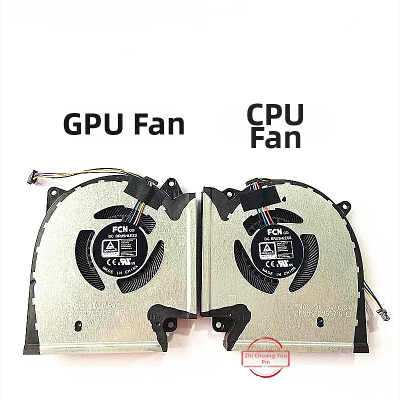 Nešiojamojo kompiuterio aušintuvas Gunslinger 5 6 G533Q, aliuminis, 50 g, 1 ventiliatorius