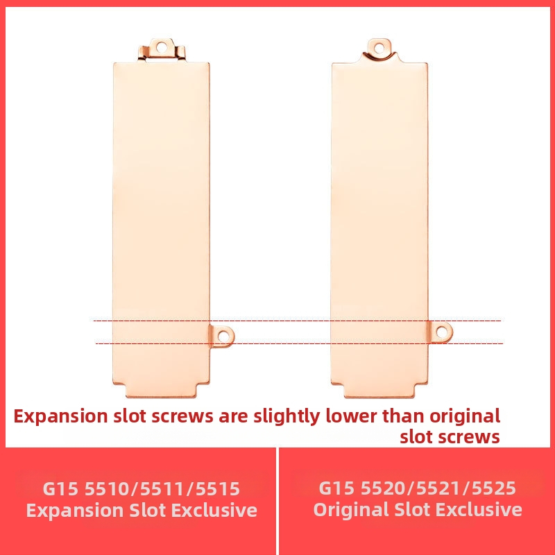 M.2 SSD stiprinājums ar dzesēšanu Dell G15 (5510/5511/5515)