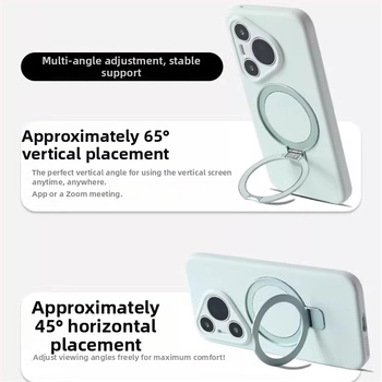 Huawei Pura70 Ultra šķidro silikonu aizsargkorpuss ar objektīva stiprinājumu un pagriezamu mehānismu, izturīgs pret nodilumu, krišanu un pirkstu nospiedumiem