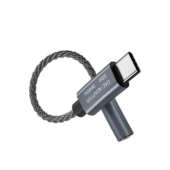 KinMax BA02_R2 HiFi DAC és fejhallgató-amp, Type-C 3,5 mm adapter, kompatibilis Huawei, Samsung, Google, Xiaomi, HTC eszközökkel, tabletekkel és számítógépekkel