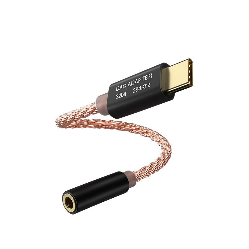 KinMax BA02_R2 HiFi DAC és fejhallgató-amp, Type-C 3,5 mm adapter, kompatibilis Huawei, Samsung, Google, Xiaomi, HTC eszközökkel, tabletekkel és számítógépekkel