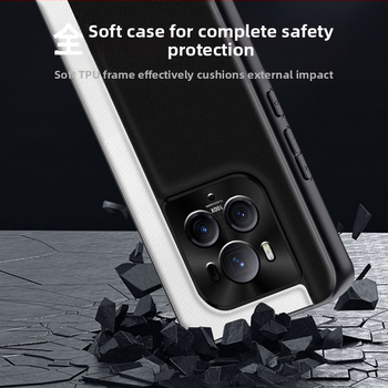 QML obal na telefón pre Honor Magic6Pro, z imitovanej kože, matný povrch, kockovaný vzor, ochrana proti pádu