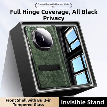 Ochranný kryt Huawei MateX6 – minimalistický štýl, PU koža, povrch horúcim lisovaním, ochrana proti pádu