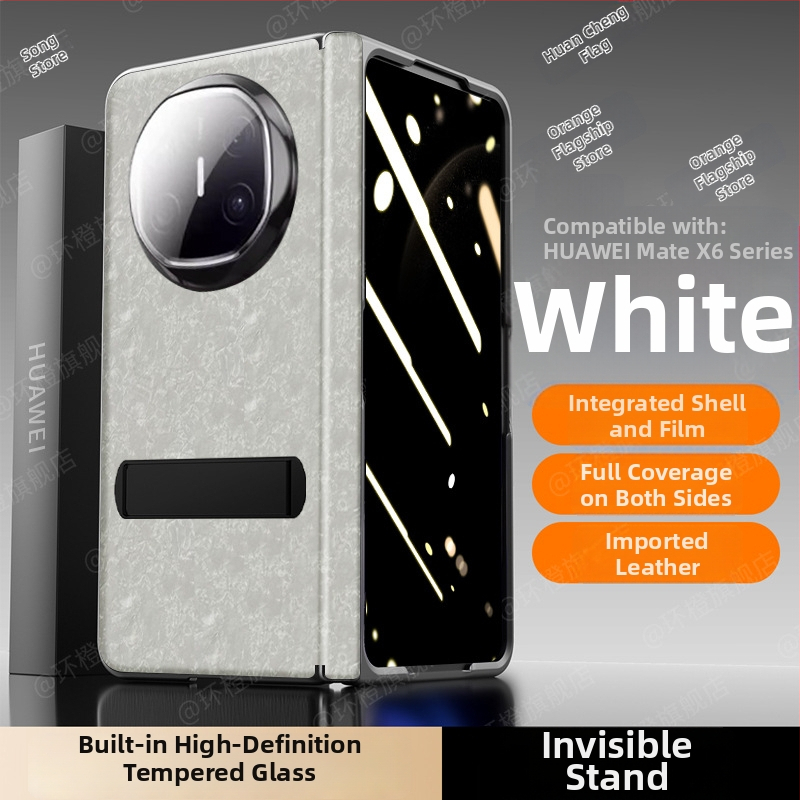 Ochranný kryt Huawei MateX6 – minimalistický štýl, PU koža, povrch horúcim lisovaním, ochrana proti pádu