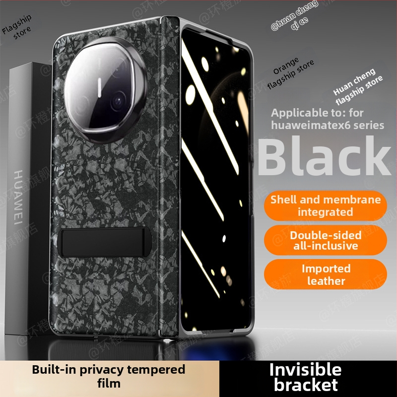 Ochranný kryt Huawei MateX6 – minimalistický štýl, PU koža, povrch horúcim lisovaním, ochrana proti pádu