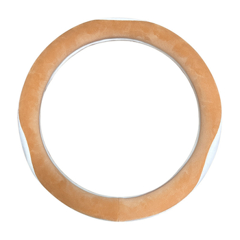 Husă pentru volan din pluș sintetic, compatibilă cu Wuling Hongguang, stil drăguț, pentru iarnă, montaj dedicat vehiculului