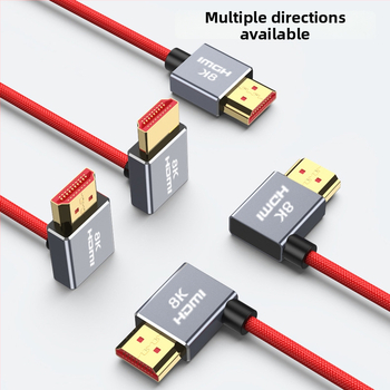 HDMI ohýbaný kábel pre bezzrkadlovky, 8K/4K60 výstup na monitor a kartu na zachytávanie