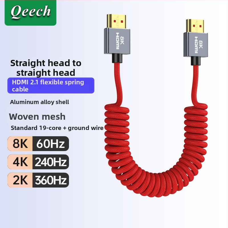 HDMI ohýbaný kábel pre bezzrkadlovky, 8K/4K60 výstup na monitor a kartu na zachytávanie