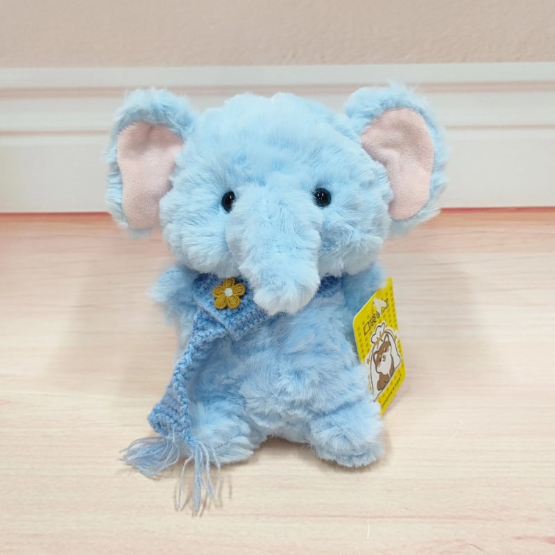 Λούτρινο ζωάκι για γραφείο – πιτσιρίκι, ελέφαντας και δεινόσαυρος, κοντό βελούδο, γέμισμα PP βαμβάκι, για 7–14 ετών