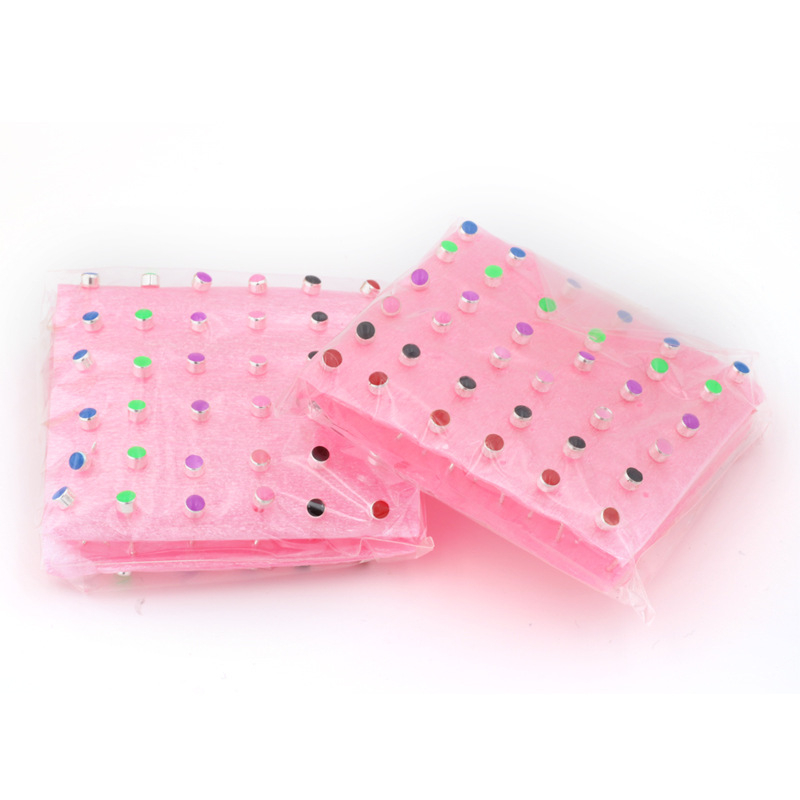 Geometrijski metalni naušnice s elektroplastičnim premazom, nehrđajući čelik, unisex