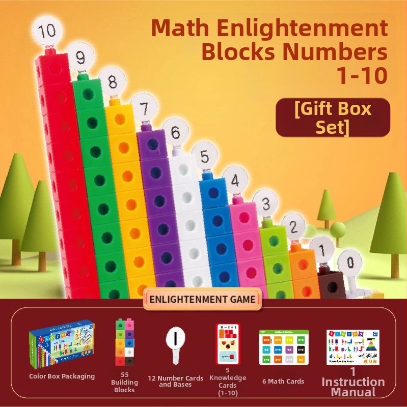 Švietimo skaitmeniniai statybiniai blokeliai ankstyvajai ugdymui – ABS plastikas, dideli blokeliai, 100–200 dalių, 4–6 metų vaikams, DIY surinkimas
