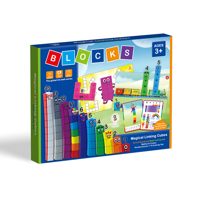 Švietimo skaitmeniniai statybiniai blokeliai ankstyvajai ugdymui – ABS plastikas, dideli blokeliai, 100–200 dalių, 4–6 metų vaikams, DIY surinkimas