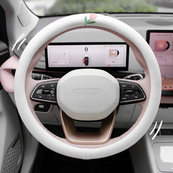 Autó kormánykerék borító, len felület, egyszerű stílus, négy évszakos univerzális, Tianruika márka