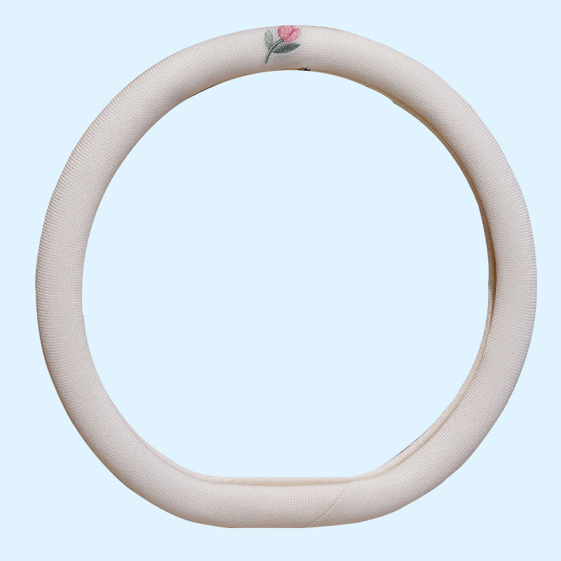 Autó kormánykerék borító, len felület, egyszerű stílus, négy évszakos univerzális, Tianruika márka