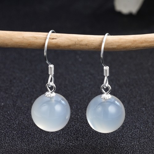 Cercei geometrici din argint, știft de ureche din argint pur, lansare primăvara 2025