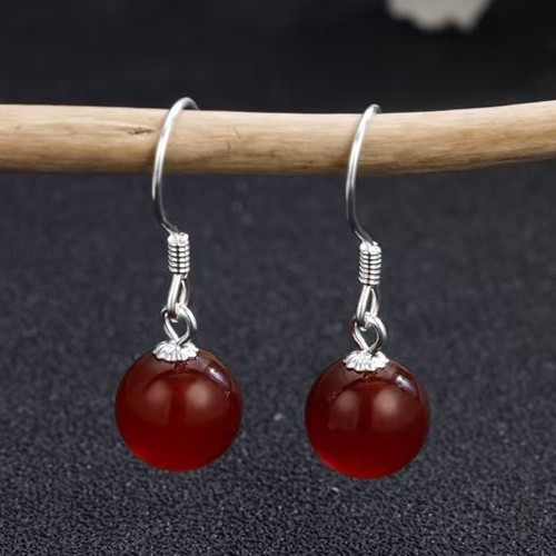 Cercei geometrici din argint, știft de ureche din argint pur, lansare primăvara 2025