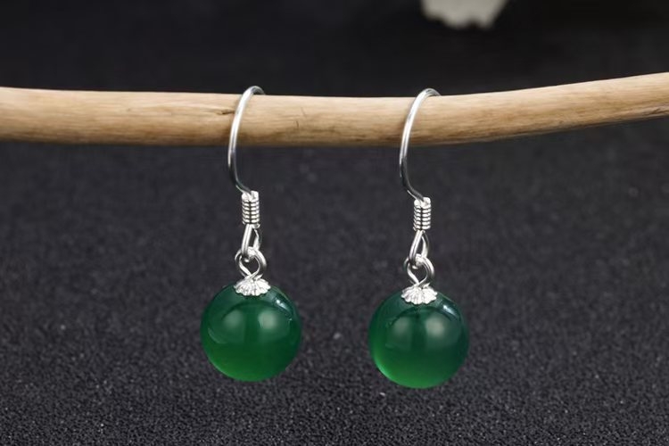 Cercei geometrici din argint, știft de ureche din argint pur, lansare primăvara 2025