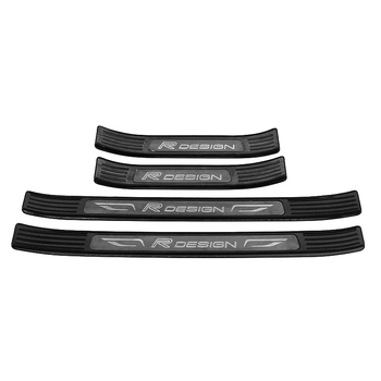 Protecție prag ușă Volvo XC60 2018–2025, oțel inoxidabil, Xianyu, personalizare disponibilă