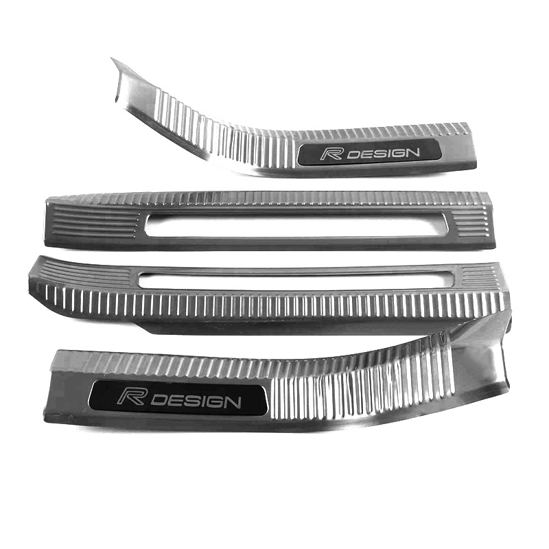 Protecție prag ușă Volvo XC60 2018–2025, oțel inoxidabil, Xianyu, personalizare disponibilă