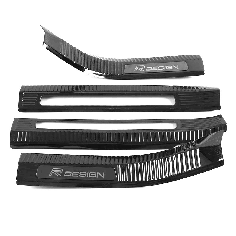 Protecție prag ușă Volvo XC60 2018–2025, oțel inoxidabil, Xianyu, personalizare disponibilă