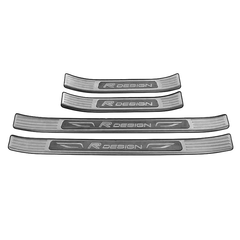 Protecție prag ușă Volvo XC60 2018–2025, oțel inoxidabil, Xianyu, personalizare disponibilă