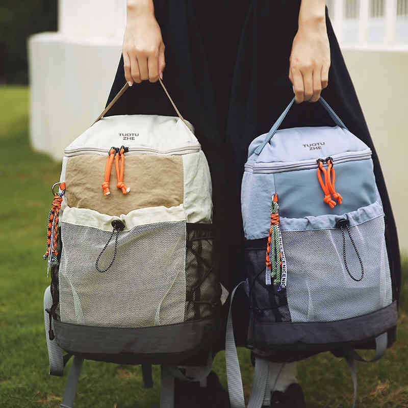 Unisex ruksak za putovanje, velik kapacitet 20–35 L, lagana najlonska konstrukcija, pogodan za slobodno vrijeme i planinarenje, prostor za 14-inčni prijenosnik, sustav ramena s zračnim jastučićima