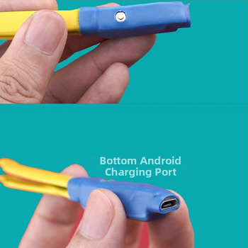 Achang Φωτεινό εργαλείο καθαρισμού αυτιών για παιδιά - Σιλικόνη με μαλακό άκρο, οπτικό παράθυρο, επαναφορτιζόμενο