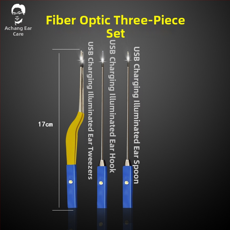 Achang Φωτεινό εργαλείο καθαρισμού αυτιών για παιδιά - Σιλικόνη με μαλακό άκρο, οπτικό παράθυρο, επαναφορτιζόμενο