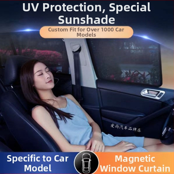 Jaluzea auto din plasă cu clips magnetic, izolație termică pentru geam lateral, montaj încastrat (Material: plasă; Modele aplicabile: acoperire vehicul dedicat; Model: vezi detalii)
