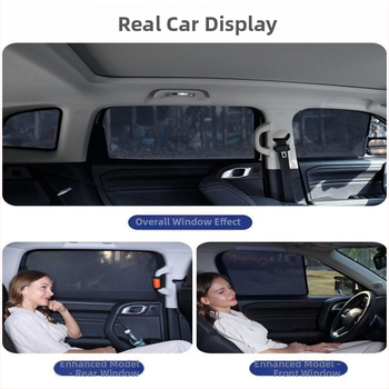 Jaluzea auto din plasă cu clips magnetic, izolație termică pentru geam lateral, montaj încastrat (Material: plasă; Modele aplicabile: acoperire vehicul dedicat; Model: vezi detalii)