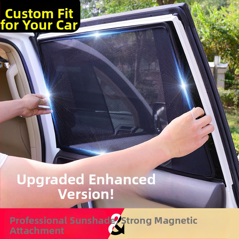 Jaluzea auto din plasă cu clips magnetic, izolație termică pentru geam lateral, montaj încastrat (Material: plasă; Modele aplicabile: acoperire vehicul dedicat; Model: vezi detalii)