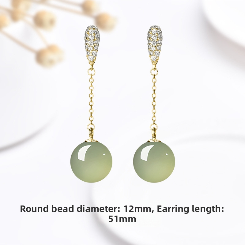 Auskari - Geometriska forma, Ahāts materiāls, Dabas stils, Unisex, Pavasaris 2025